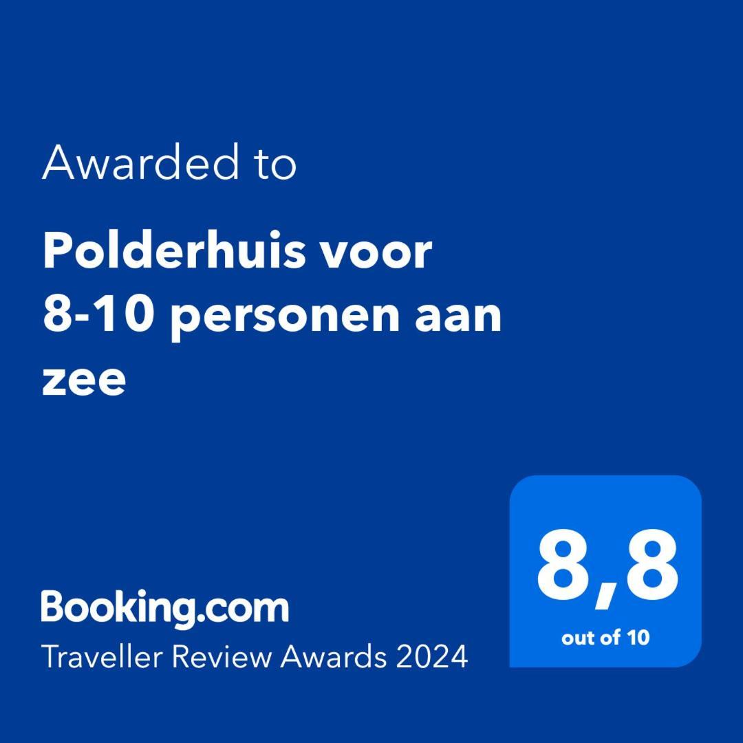 Polderhuis voor 8-10 personen aan zee Nieuwvliet Buitenkant foto